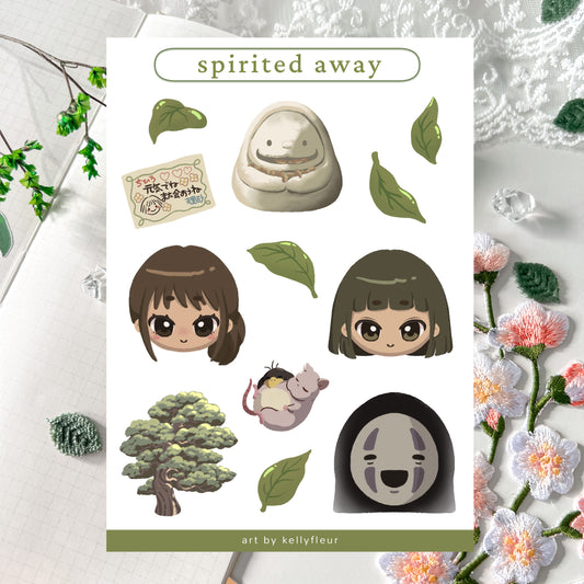 Spirited Away Matte Sticker Sheet